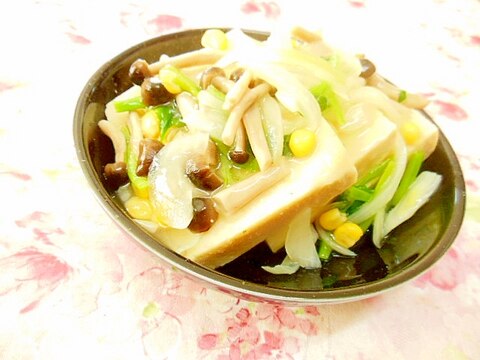 ❤高野豆腐の彩り野菜あんかけ❤